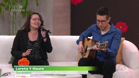 El Dúo Acústico puso la música en el set de esTAmañana, y hablaron de cómo es ser pareja y dúo musical.