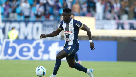 Eryc Castillo salió de titular en el partido que disputaron Alianza Lima y Deportes Iquique, en Chile.
