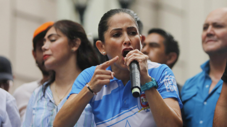 La excandidata presidencial Luisa González rechazó que los allanamientos del caso Caja Chica se hayan hecho en su contra.