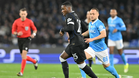 Moisés Caicedo, durante el partido del Chelsea ante el Napoli por la Champions League, el 28 de enero de 2026.-