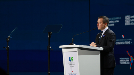 Daniel Noboa regresa por asunto 'de emergencia' a Ecuador desde Panamá