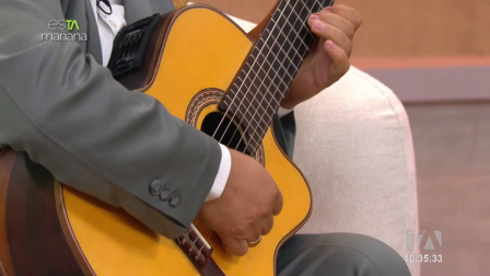 Navijio cevallos, lutier y cantante, explicó cómo nade un buen instrumento de cuerdas hecho a mano.