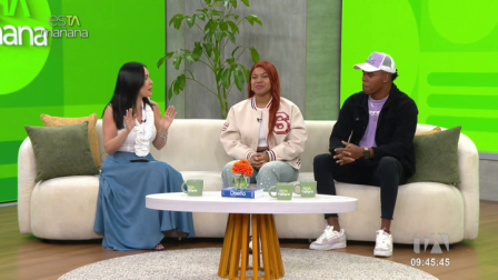 Angie Dajomes y Bryan de Jesus, deportistas de alto rendimiento, llegna al sillón de los amigos en esTAmañana para hablar de familia, deporte y música.