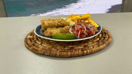 Este miércoles 4 de febrero del 2026 preparamos chicharrón de pescado, junto al chef Felipe Campana.