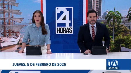 Revise las noticias más destacadas de Guayaquil en la Primera Emisión del Noticiero 24 Horas de este jueves 5 de febrero del 2026. Con Carlos Sacoto y Valerie Villalva.
