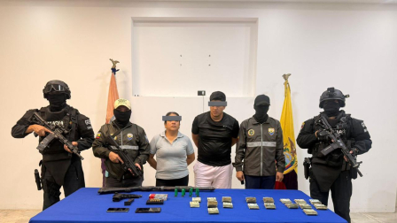 Ambas personas fueron detenidas en un operativo en el cantón Pasaje, en la provincia de El Oro.