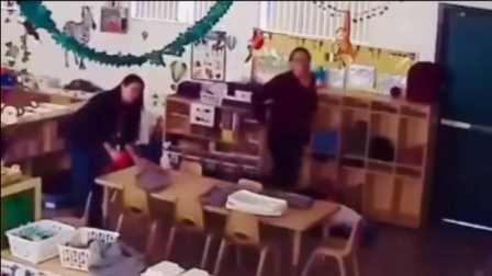 Centro de Desarrollo Destiny, en Los Ángeles, guardería donde se registró el incidente que derivó en el despido de una docente tras la difusión de un video captado por cámaras de seguridad.