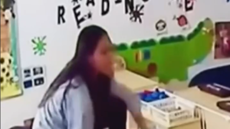 Centro de Desarrollo Destiny, en Los Ángeles, guardería donde se registró el incidente que derivó en el despido de una docente tras la difusión de un video captado por cámaras de seguridad.