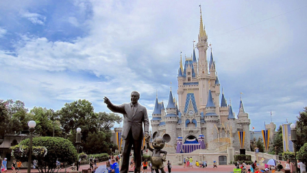 Una imagen del parque de atracciones de Disney World en Orlando, Florida.