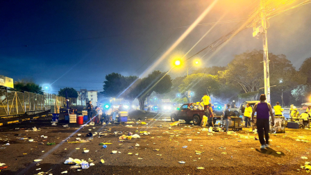 El alcalde de Guayaquil, Aquiles Álvarez, se refirió a la cantidad de basura en los alrededores del estadio Moumental.