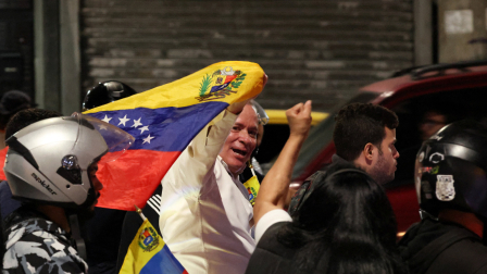 El exdiputado Juan Pablo Guanipa fue excarcelados el domingo 8 de febrero, en Caracas, Venezuela).