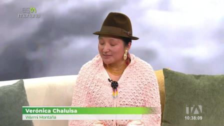 La montañista ecuatoriana, Verónica Chaluisa cuenta su historia personal y de como se adentro en este deporte que la llevó a alcanzar varias las cumbres del Ecuador.