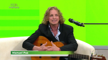 Manu Paz, exvocalista de Los Iracundos, llegó al set de esTAmañana para poner el ritmo y varios recuerdos.