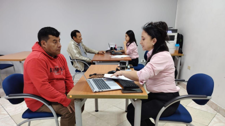 La entidad recordó que solo solicita datos de forma personal en sus oficinas a escala nacional.