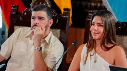 Tatiana Coronel asumió la Alcaldía de Guayaquil, tras las detención de Aquiles Alvarez en el caso Goleada.