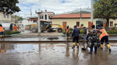 Las lluvias en Ecuador han causado inundaciones.