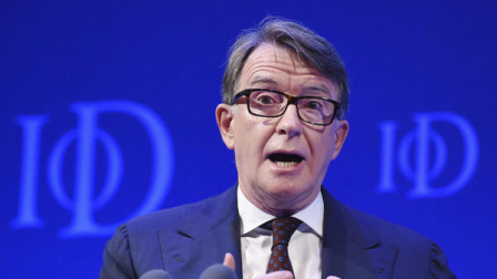 Peter Mandelson fue detenido por su presunto nexo con el caso Epstein.