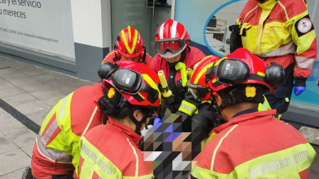 El Cuerpo de Bomberos atendió una emergencia en el sector de la Pradera, este martes 24 de febrero de 2026.