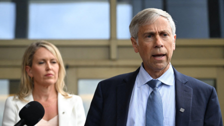 Barry Pollack, actual abogado de Nicolás Maduro, cuando era parte del equipo de defensores del fundador de Wikileaks, Julian Assange, junio de 2024.