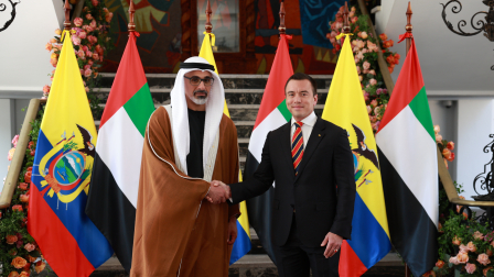 Autoridades de Ecuador y Emiratos firmaron acuerdos bilaterales