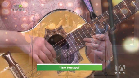 'Trío Tornasol' llego a esTAmañana para demostrar todo su talento solo con la melodía de sus voces acopladas con guitarra, bajo y requinto.