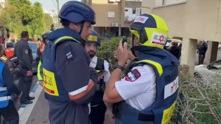 Heridos en el centro de Israel tras la caída de metralla de un misil iraní
