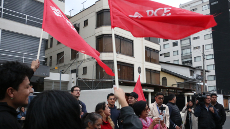 Ambiente en la embajada de Cuba, por supuesta expulsión del embajador, en el sector norte de la Capital.Fotos: API /Rolando Enríquez
