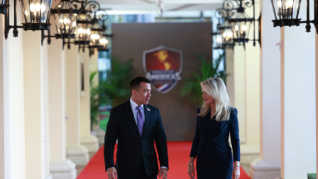 INGRESO DE LA DELEGACIÓN DE ECUADOR AL FORO SHIELD OF THE AMERICAS, MIAMI 07 DE MARZO DEL 2026