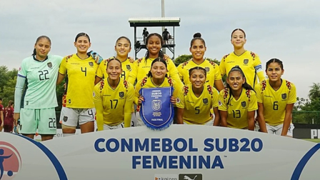 La Selección femenina de Ecuador Sub 20 que clasificó al Mundial