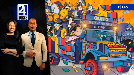 Revise las noticias más destacadas de Quito en la Primera Emisión del Noticiero 24 Horas de este lunes 9 de marzo del 2026. Andrea Samaniego  y Juan Miguel Rodríguez.