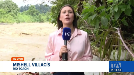 Varios sectores de Santo Domingo de los Tsáchilas enfrentan los estragos de las lluvias; las quebradas y el río Toachi mantienen en alerta a la población.