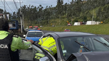 Siniestro de tránsito en la curva de Santa Rosa en Mejía