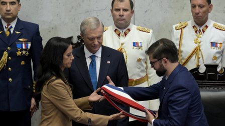El presidente José Antonio Kast fue posesionado en el Congreso Nacional de Chile