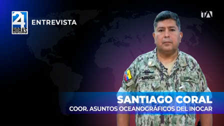 Santiago Coral, coordinador Asuntos Oceanográficos del INOCAR