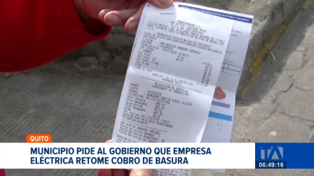El Ministerio de Energía planteó condiciones para que la Empresa Eléctrica vuelva a recaudar estos valores en Quito. Un reportaje de Brigette Mancheno