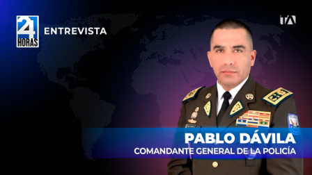 'Se respetará el debido proceso y daremos las garantías para que se evite algún exceso en territorio', Pablo Dávila, Comandante General de la Policía, sobre el inicio del toque de queda.