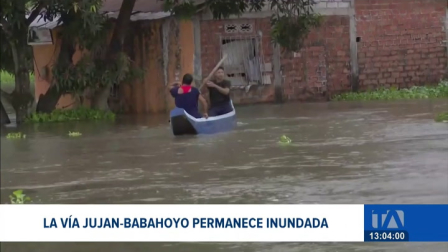 Inundaciones afectan 16 sectores en Flavio Alfaro, mientras que el Hospital del IESS en Babahoyo presenta graves daños tras las últimas lluvias. Un reportaje de Ever Moreira