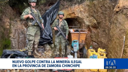 Operativos militares en el Parque Nacional Podocarpus permitieron desarticular infraestructuras utilizadas para la explotación ilícita de minerales. Un reportaje de Wilson Cabrera