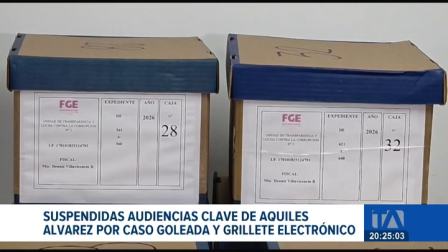 La jornada judicial de Álvarez se vio interrumpida tras el aplazamiento de las diligencias sobre su prisión preventiva. Un reportaje de Ismenia Solórzano