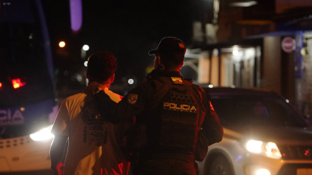 Policia y Fuerzas Armadas ejecutaron recorridos en el inicio del toque de queda.
