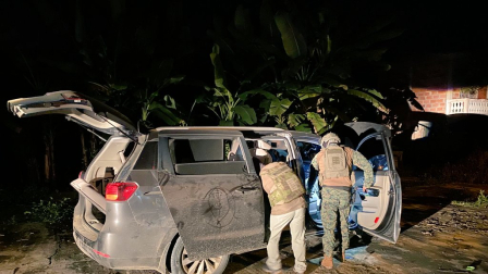 Fuerzas Armadas capturan a alias La Perris en el cantón Santa Lucía en Guayas.