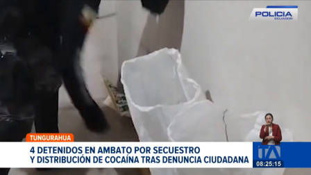 Un operativo activado por el Plan Recompensa permitió la captura de sujetos involucrados en el secuestro de dos personas y venta de droga. Un reportaje de Edith Jácome