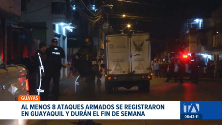 Ocho ataques armados en Guayaquil y Durán elevan las alarmas de seguridad. La Policía Nacional registra cifras críticas en lo que va del año. Un reportaje de Jazmín Solís