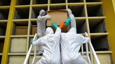 Según el INEC, en 2020 murieron 142 800 personas en Ecuador, la mayoría a causa del covid-19.