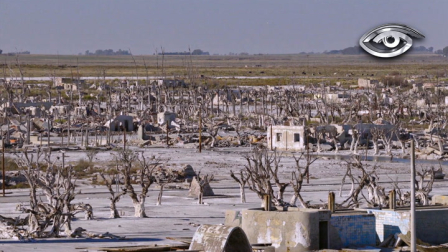 Calles cubiertas de sal, ruinas blancas y silencio. Cuesta creer que aquí hubo hoteles llenos, trenes cargados de turistas y veranos bulliciosos. Hace 40 años el agua avanzó y obligó a evacuar Villa Epecuén. Contamos qué paso cuando el lago retrocedió y el antiguo balneario reapareció como una ciudad fantasma.