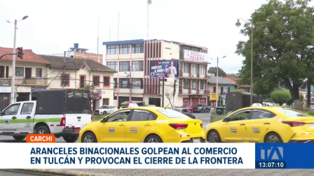 El cierre del puente internacional por las protestas arancelarias asfixia la economía del Carchi tras ocho días de paralización total. Un reportaje de María Gracia Chacón