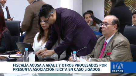 Durante la audiencia preparatoria de juicio, la entidad presentó el dictamen acusatorio contra siete procesados por presunta asociación ilícita. Un reportaje de Fausto Yépez