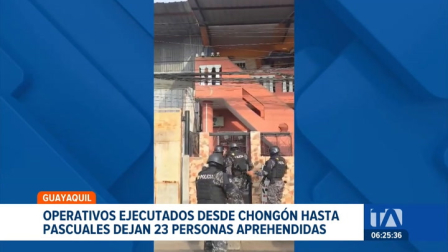 La Policía intervino sectores de la Zona 8 durante el toque de queda, entre los capturados constan peligrosos extorsionadores. Un reportaje de Catalina García