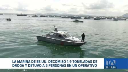 En un operativo conjunto entre la Armada de Ecuador, la Policía y la Marina de EE. UU., se interceptaron cargamentos ilícitos. Un reportaje de Daniel Moreria