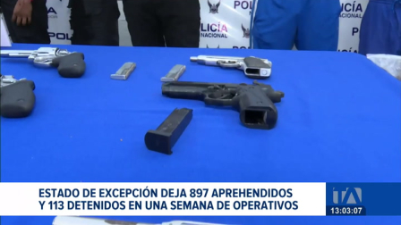 Las autoridades evalúan los resultados alcanzados en territorio. Desde el Cuartel Modelo de Guayaquil se reportan las cifras de detenidos y decomisos. Un reportaje de Jazmín Solís